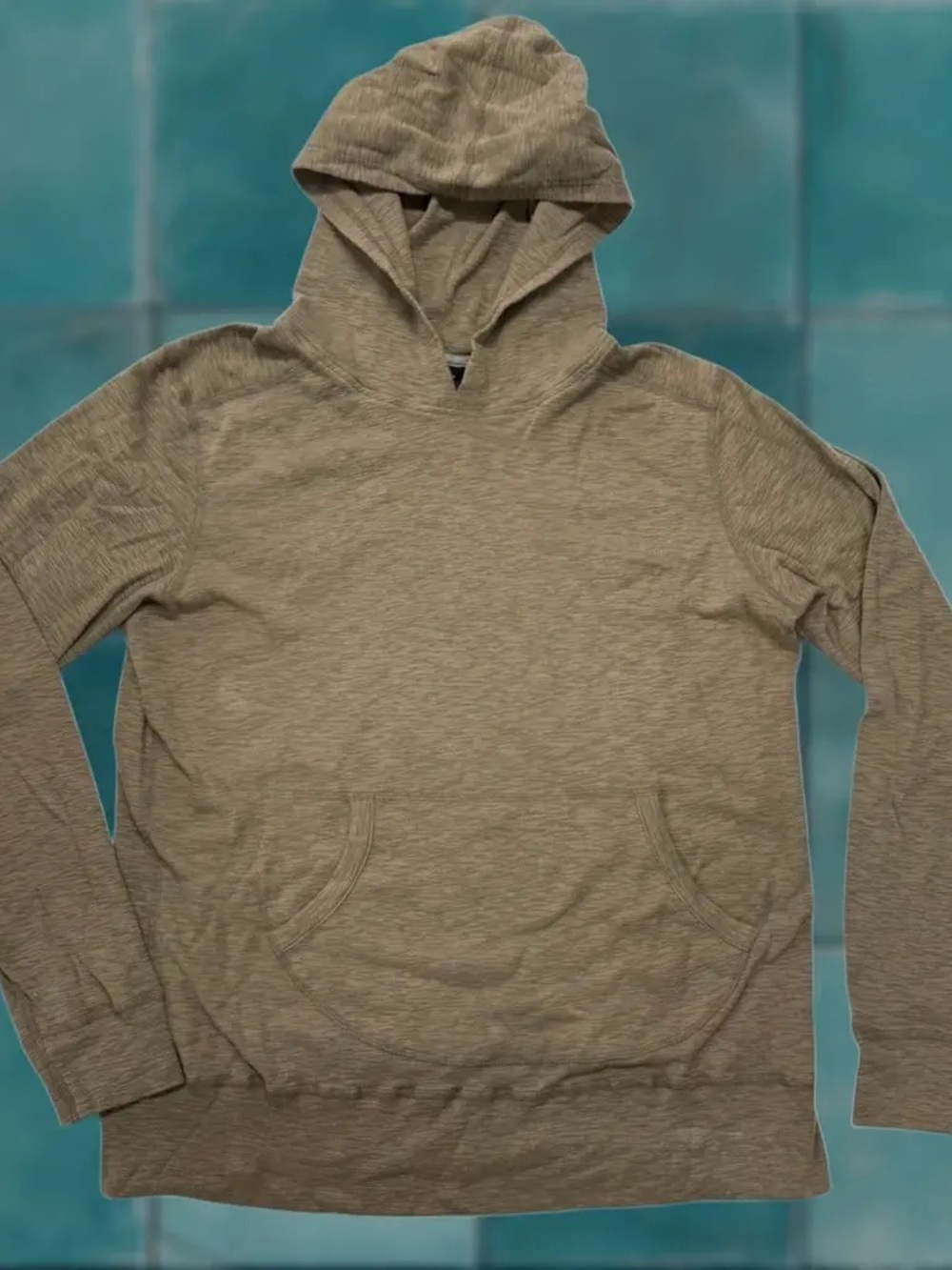 Wings + Horns Men's Hooded Pullover Sweatshirt - olive green - made in Canada